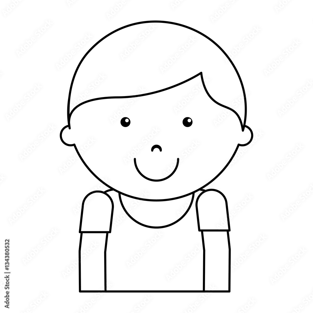 cute little boy character vector illustration design cute little boy character vector illustration design