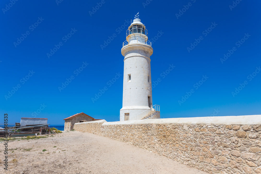 Old lighthouse in Pafos, Cyprus