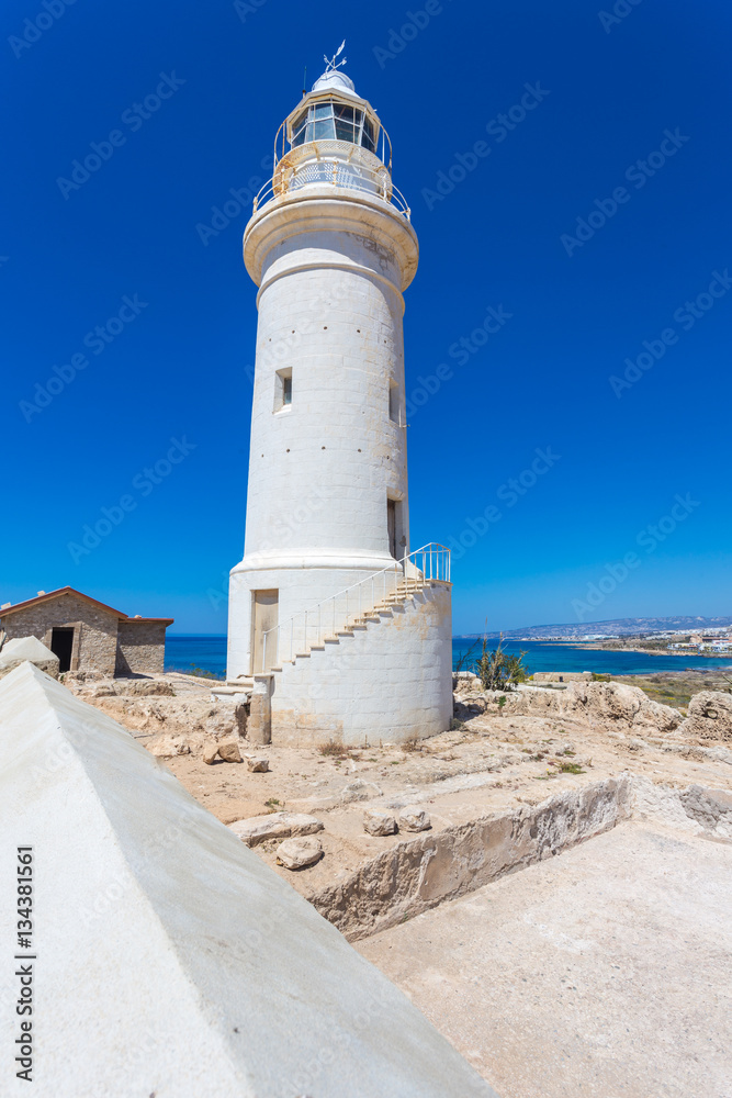 Old lighthouse in Pafos, Cyprus