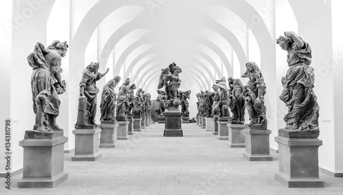 The allegories of Virtues and Vices at Kuks