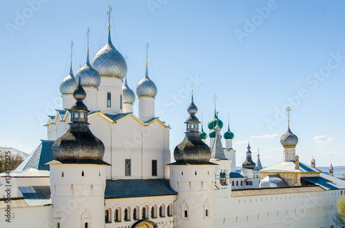 Assumption Cathedral in Kremlin of Rostov, Yaroslavl oblast, Russia.