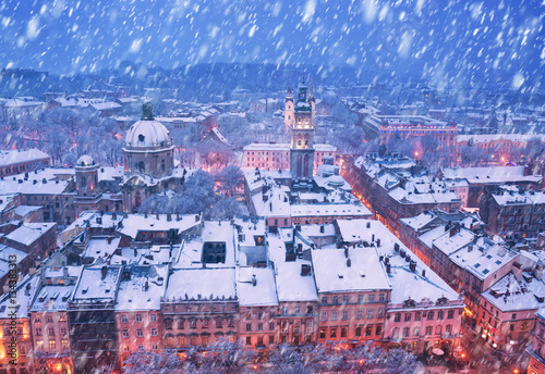 Snowy Christmas Lviv
