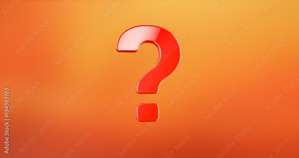 Question Mark Red 3d Icon Question Mark Red 3d Icon
