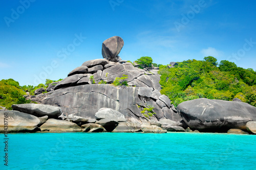 Similan rock island