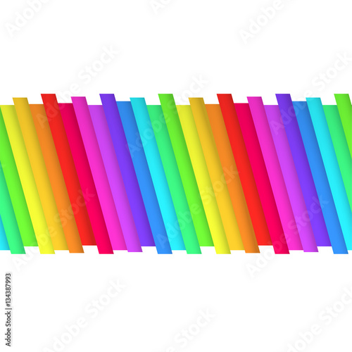 Rainbow strips background.