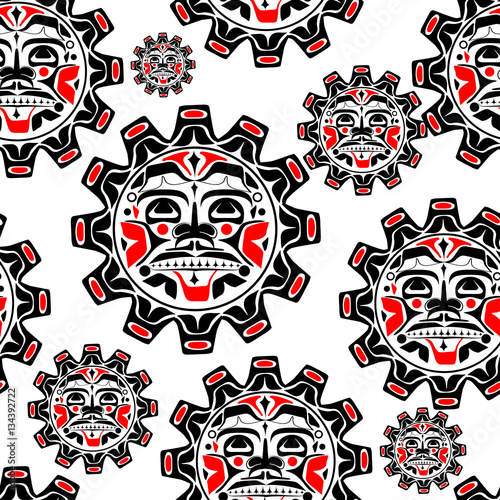 Vector illustration of the sun symbol