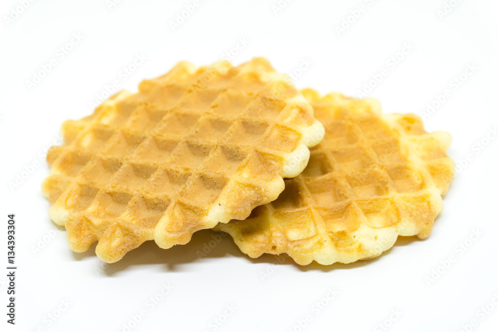 belgian waffles isolated on a white background belgian waffles isolated on a white background