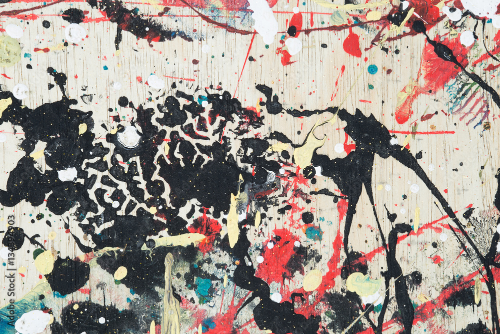 Naklejka premium abstract painted on wood background.