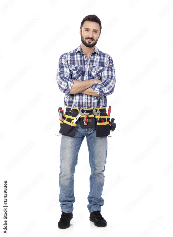 Handyman with arms crossed Handyman with arms crossed