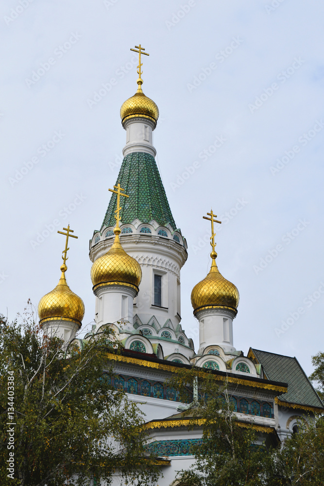 Saint Nikolas Russian Church in Sofia.