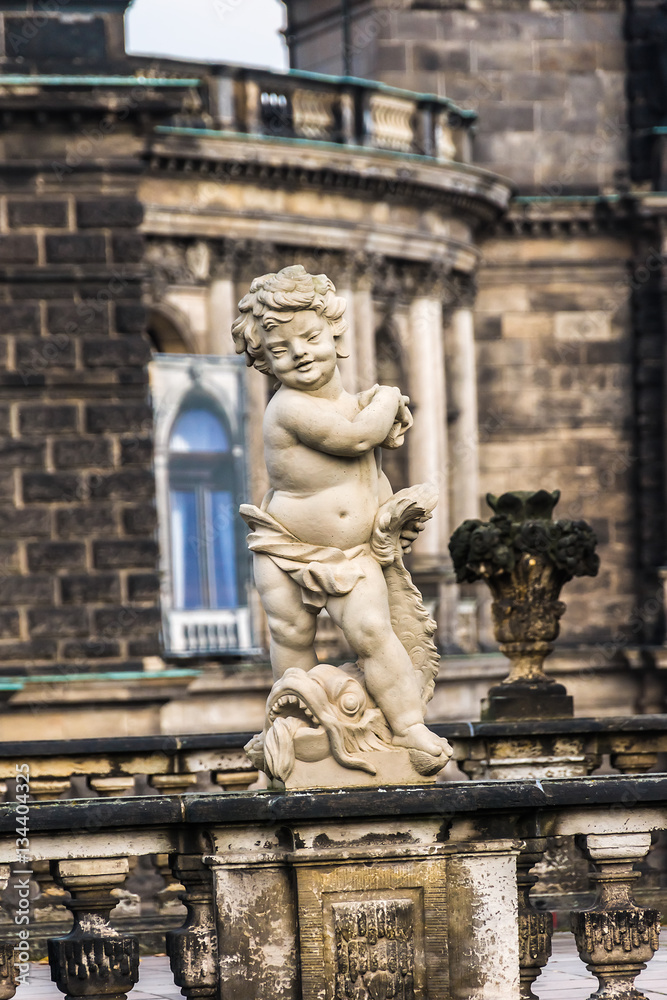 Nymphenbad (Nymph Bath) Sculptures. Zwinger Palace. Dresden.