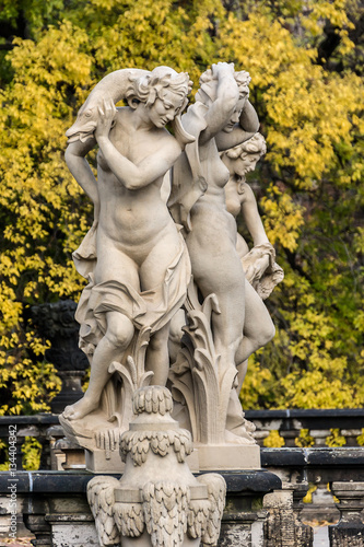 Nymphenbad (Nymph Bath) Sculptures. Zwinger Palace. Dresden. © dbrnjhrj
