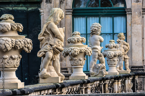 Nymphenbad (Nymph Bath) Sculptures. Zwinger Palace. Dresden. © dbrnjhrj