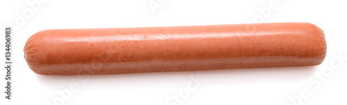 hot dog sausage isolated on white background