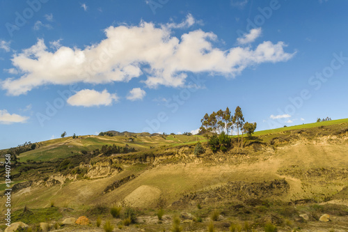 Andean Rural Scene Quilotoa, Ecuador