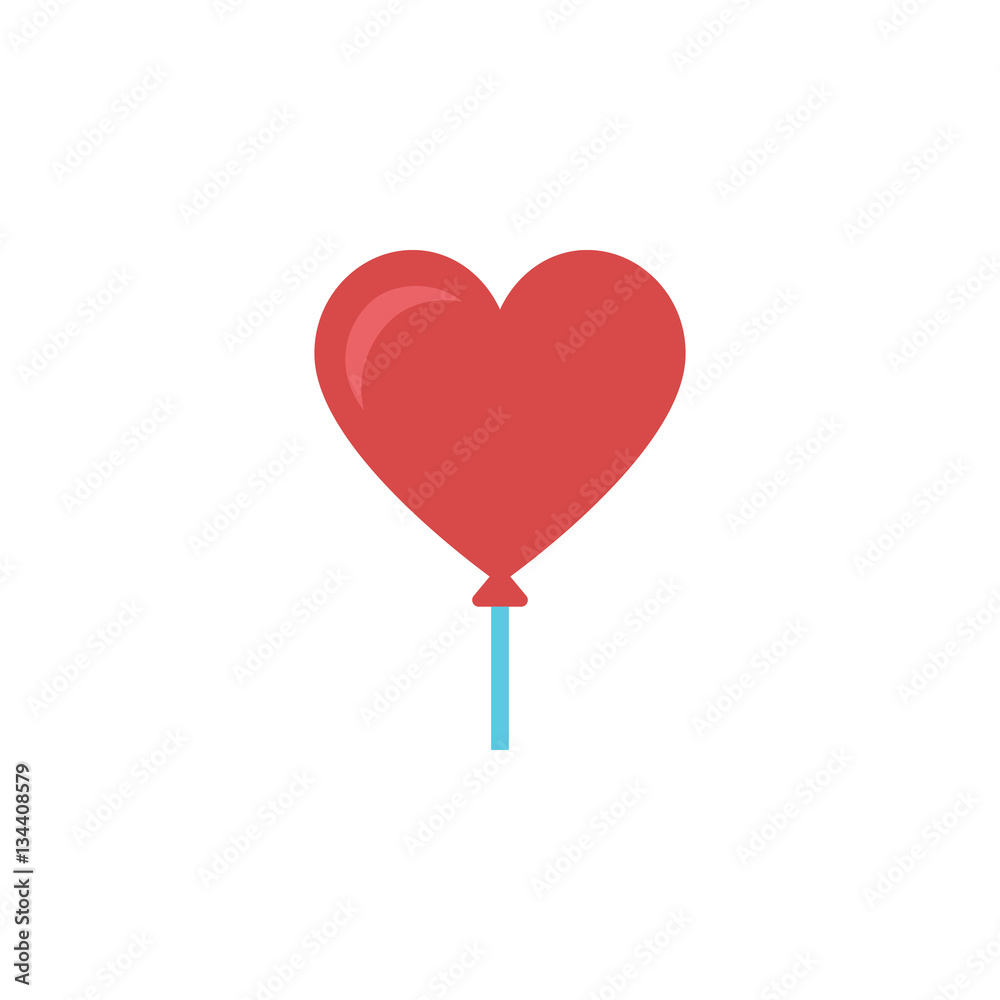 heart balloon love romantic icon. heart balloon love romantic icon.