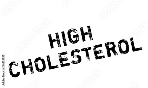 High Cholesterol rubber stamp