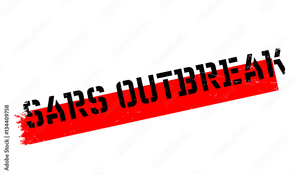 Sars Outbreak rubber stamp. Grunge design with dust scratches. Effects can be easily removed for a clean, crisp look. Color is easily changed. Sars Outbreak rubber stamp. Grunge design with dust scratches. Effects can be easily removed for a clean, crisp look. Color is easily changed.