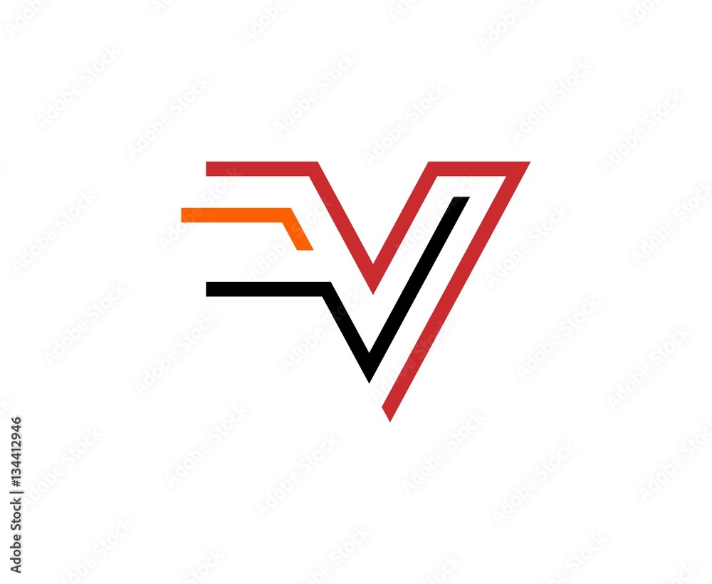 V letter logo V letter logo