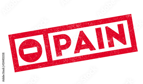 Pain rubber stamp. Grunge design with dust scratches. Effects can be easily removed for a clean, crisp look. Color is easily changed.