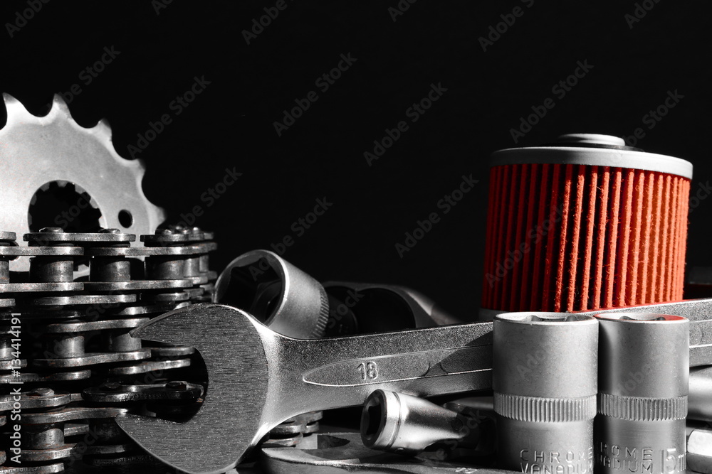 Foto Herramientas de Motocicleta