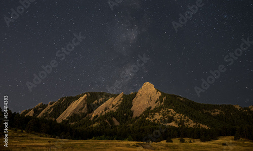 Milky Way over the Flatirons