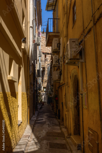 picturesque narrow road in Aix-en-Provence