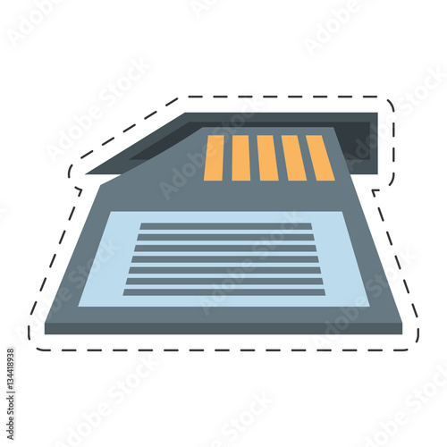 memory sd card back icon vector illustration eps 10