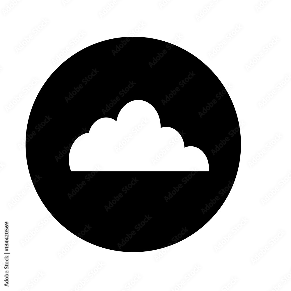 cloud storage button thumbnail icon image vector illustration design cloud storage button thumbnail icon image vector illustration design