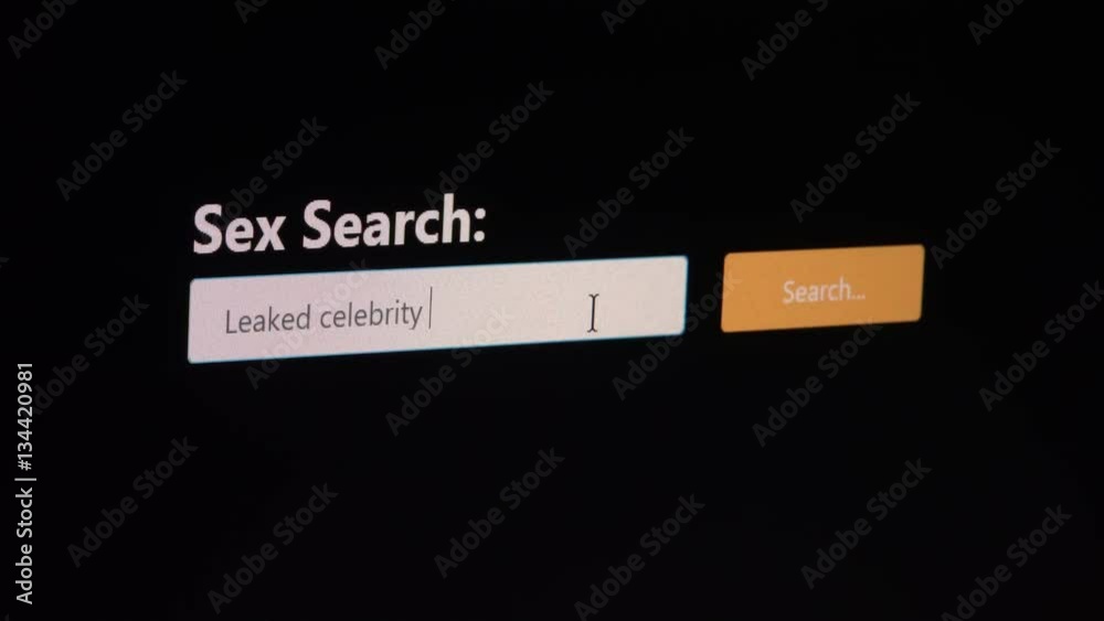 Leaked Celebrity Sex Tapes concept video of an adult-only search engine, useful for celebrity scandal video intros or stalker videos Stock ビデオ | Adobe Stock