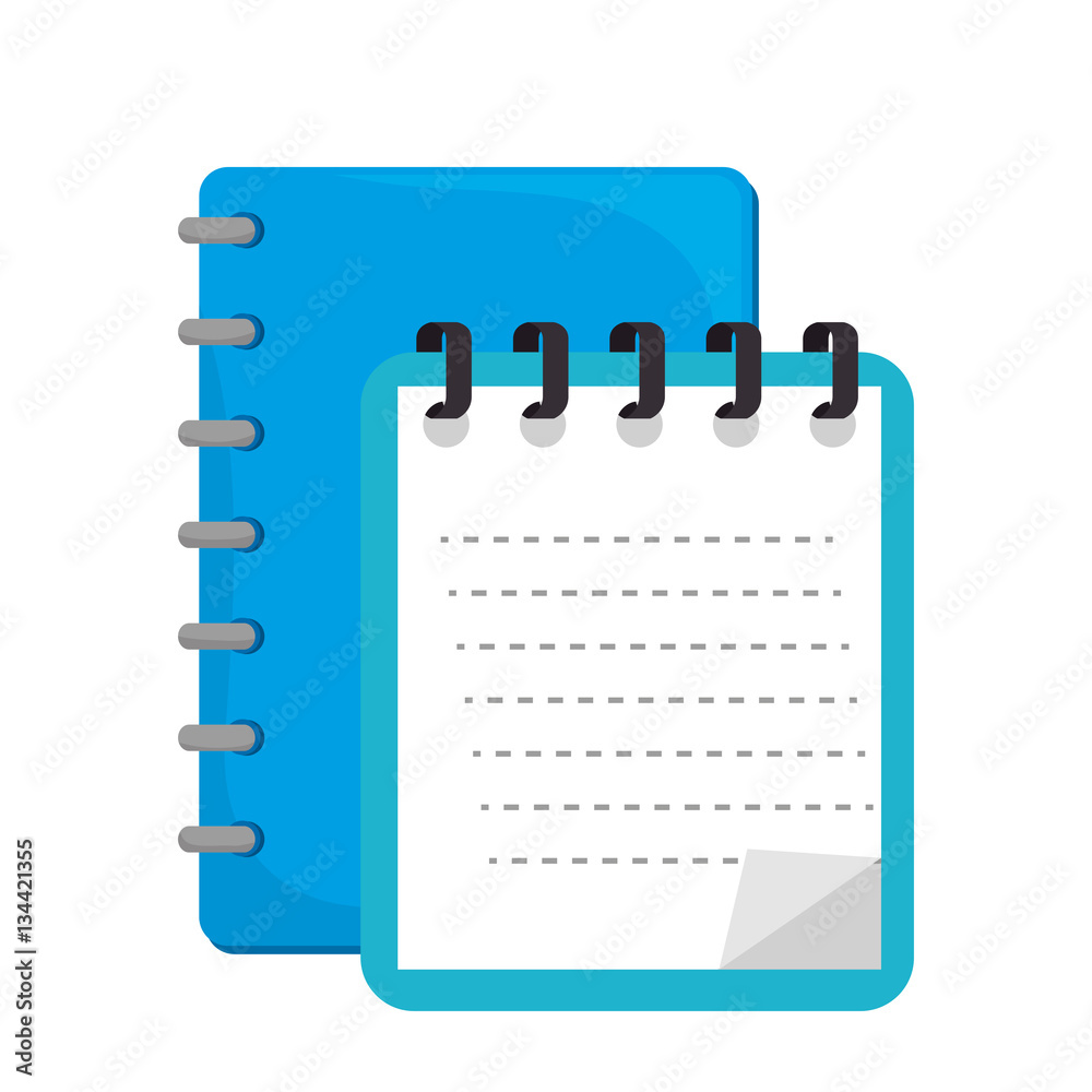 notebook school isolated icon vector illustration design notebook school isolated icon vector illustration design