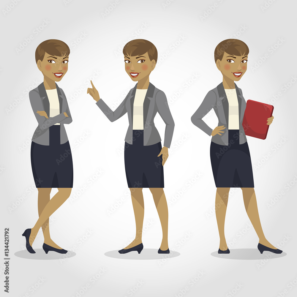 female character african american business woman female character african american business woman