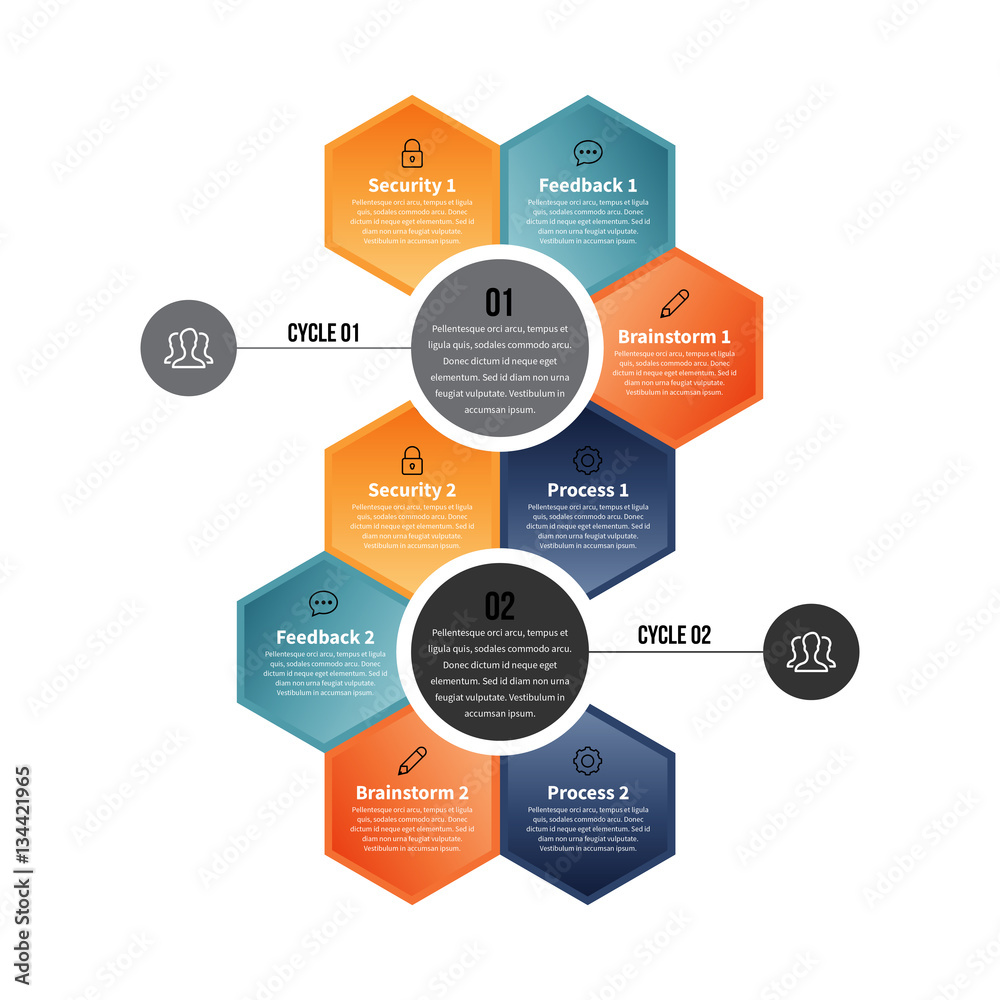 Hex Cycle Infographic Hex Cycle Infographic