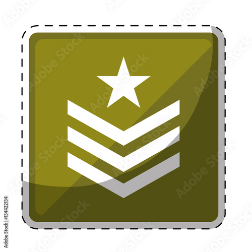 army related  emblem image vector illustration design
