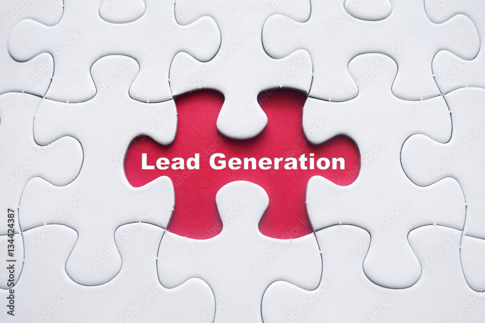 Missing puzzle with Lead Generation word Missing puzzle with Lead Generation word