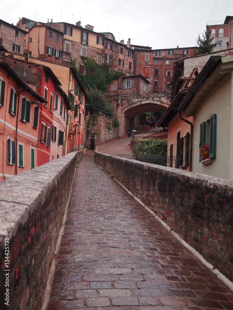 Street in Italy - city of Perugia