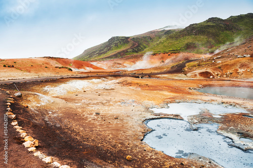 Seltun geothermal area in Iceland