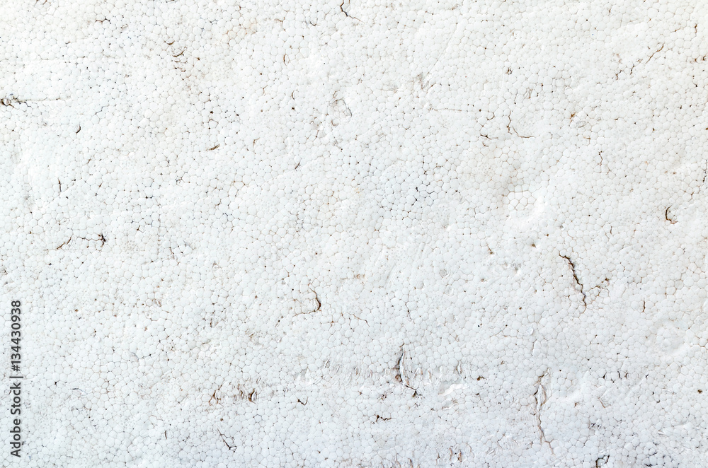 Texture of dirty white styrofoam board Texture of dirty white styrofoam board