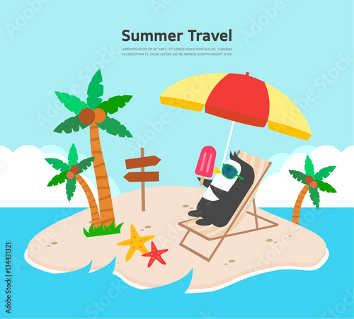Summer illustration