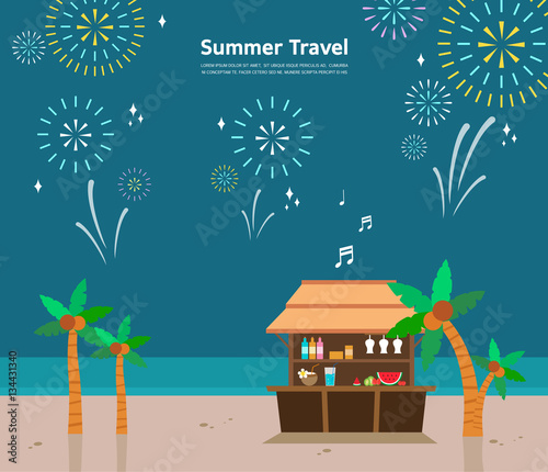 Summer illustration