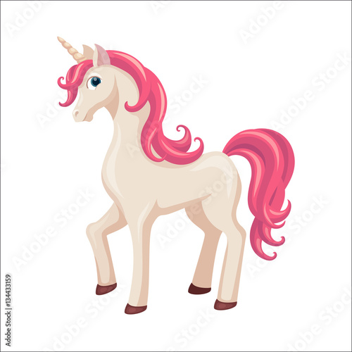 Unicorn. Cute horse