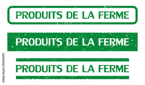 Tampon produits de la ferme.