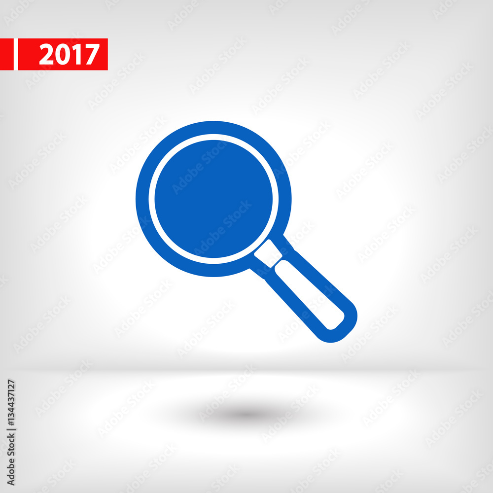 Search icon, vector illustration. Flat design style Search icon, vector illustration. Flat design style