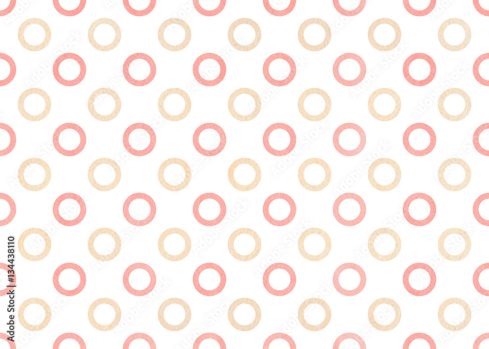 Watercolor circles pattern. Watercolor circles pattern.
