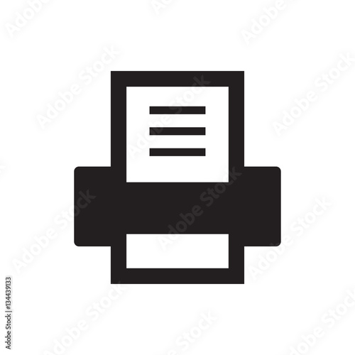 printer icon illustration