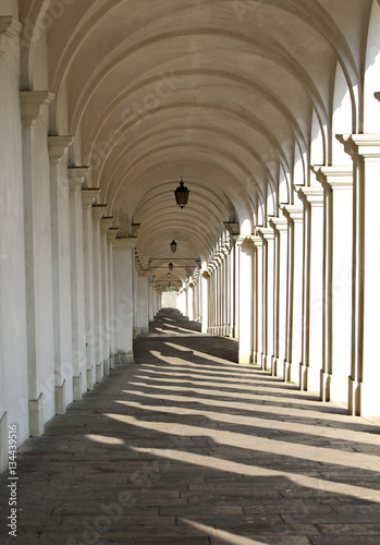 lights and shadows of the great architectural arcades