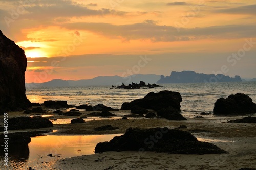 Sunset  at the beach 