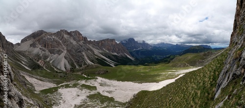 Cisles Alm Panorama im Puez Geisler Naturpark photo