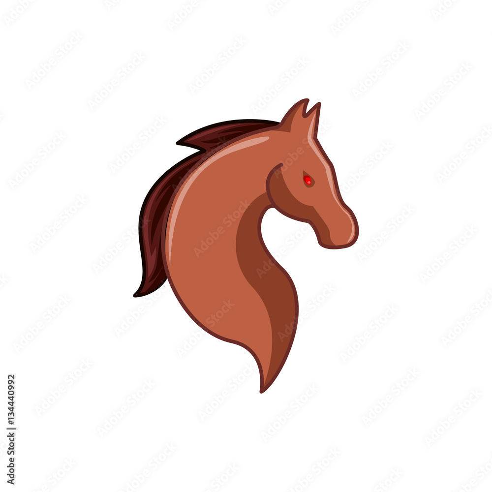 horse icon illustration horse icon illustration