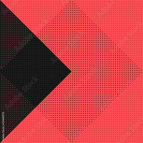 Vector geometric seamless pattern. Modern stylish texture